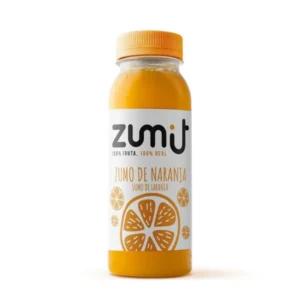 Zumo de naranja natural exprimido HPP de Zumit - caja de 24 unidades