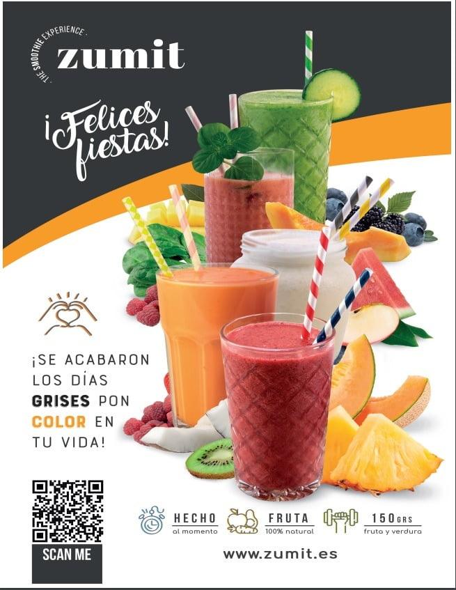 Smoothies de frutas naturales