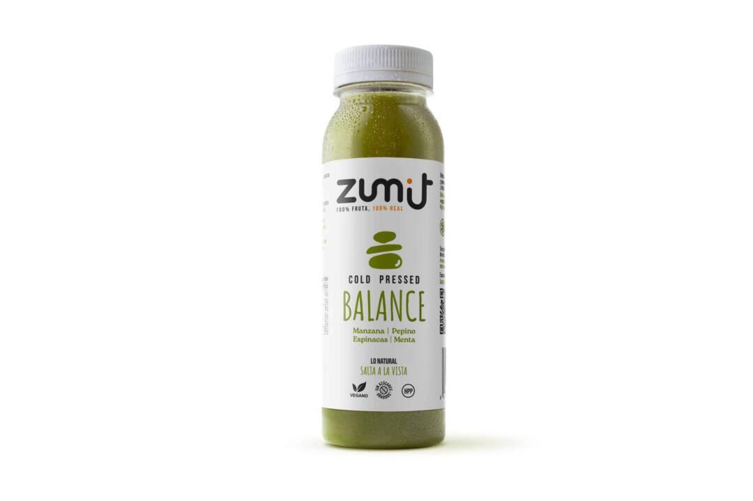 Zumo Cold Pressed Squeeze Balance HPP de Zumit - caja de 8 unidades