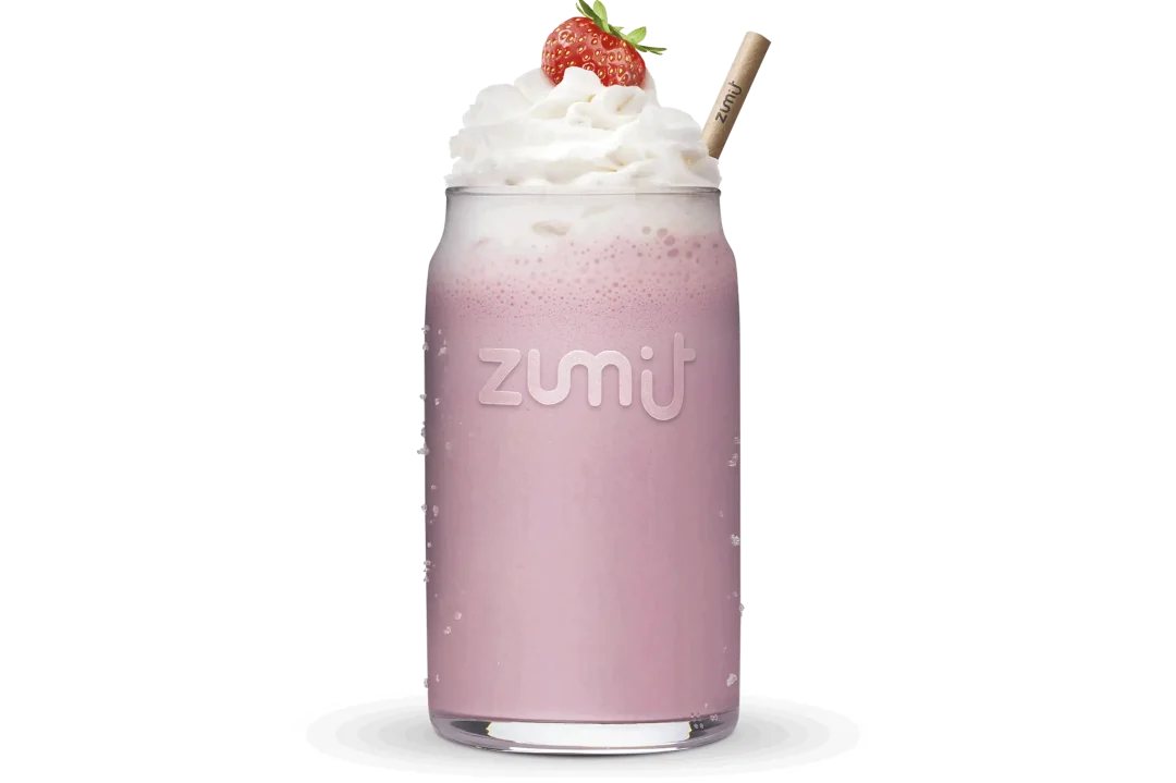 Milkshake Strawberry de Zumit - caja de 20 unidades de milkshake de fresa natural