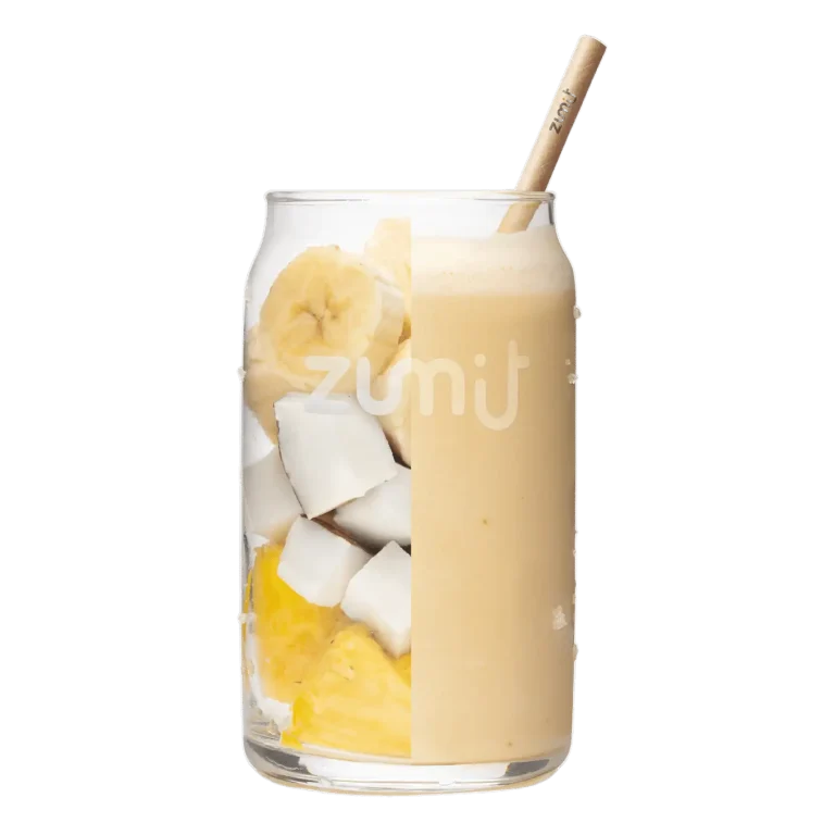 Smoothie Colada Jungle de Zumit- Caja de 20 unidades de coco, piña y plátano